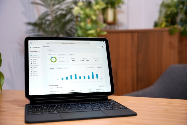 ChargeLab product on laptop