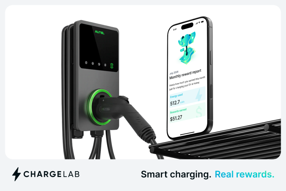 Get paid to charge your EV in Canada: homeowners now earn 10¢ per kWh with ChargeLab Rewards